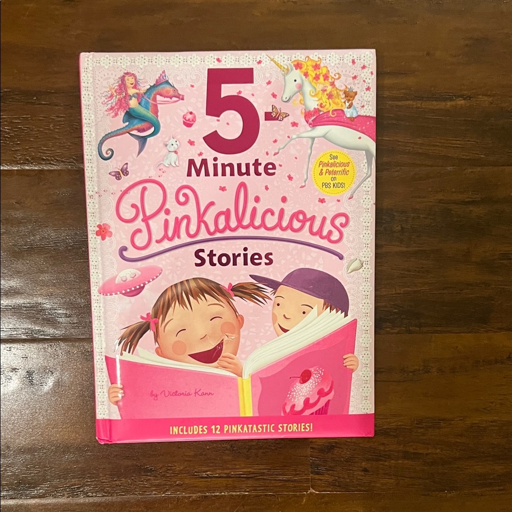 5-Minute Pinkalicious Stories Book - 12 Stories Total